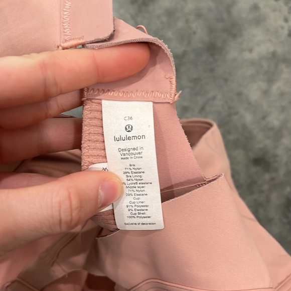 NWOT Lululemon 36C All Powered Up Bra - Picture 5 of 5